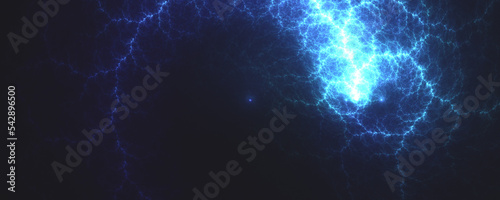 light blue comet abstract background