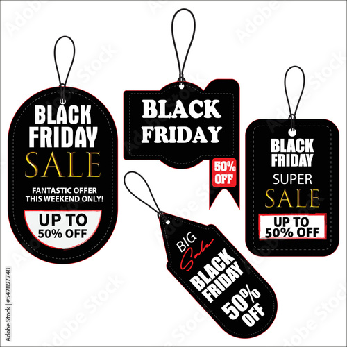 Black Friday sales tag 