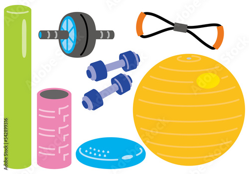 フィットネス用品　トレーニング器具　アイテム	