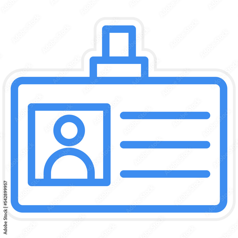 Id Card Icon Style Id Card Icon Style