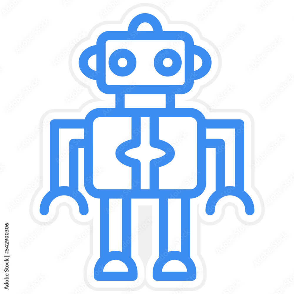 Robot Icon Style