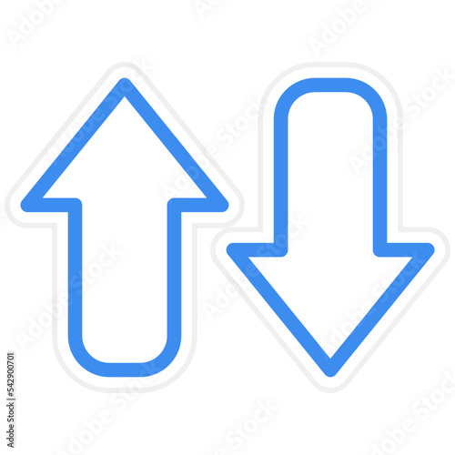 Opposite Arrow Icon Style