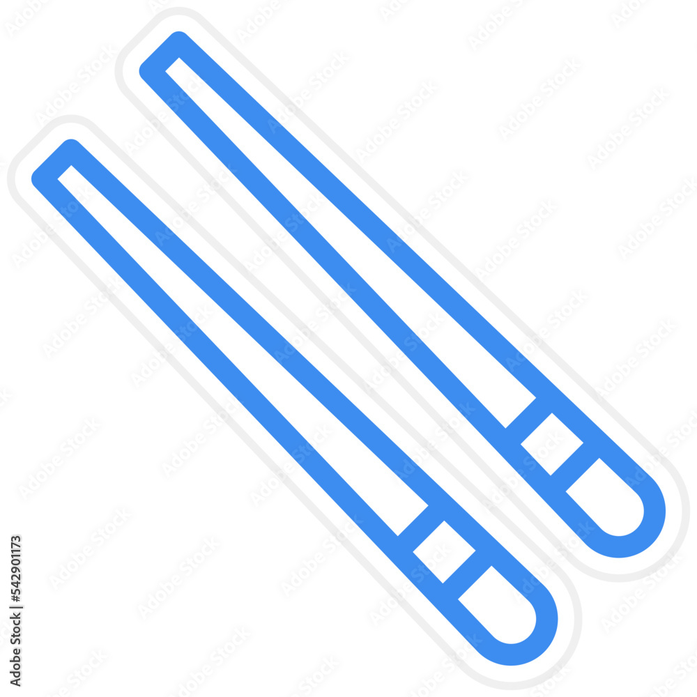 Chopsticks Icon Style Chopsticks Icon Style