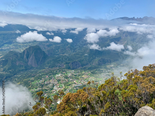 Sommet de la Roche Ecrite sur l'île de la Réunion