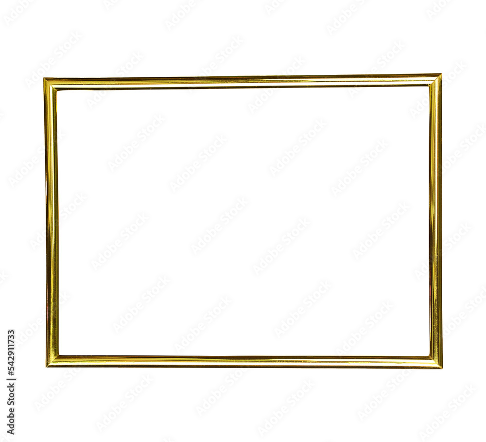 Obraz premium gold color Christmas photo frame