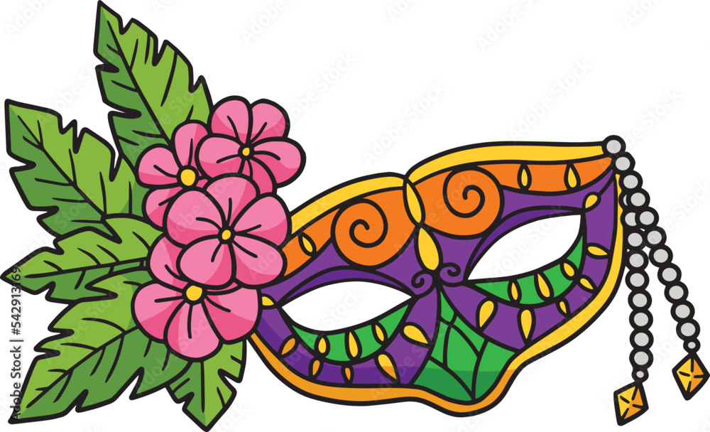 Mardi Gras Mask Cartoon Colored Clipart Mardi Gras Mask Cartoon Colored Clipart
