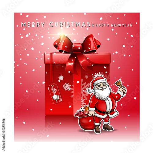 christmas gift box sign