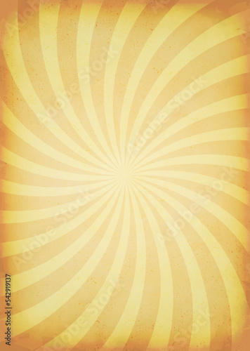 Swirling radial pattern background illustration ( vintage texture ) | vertical