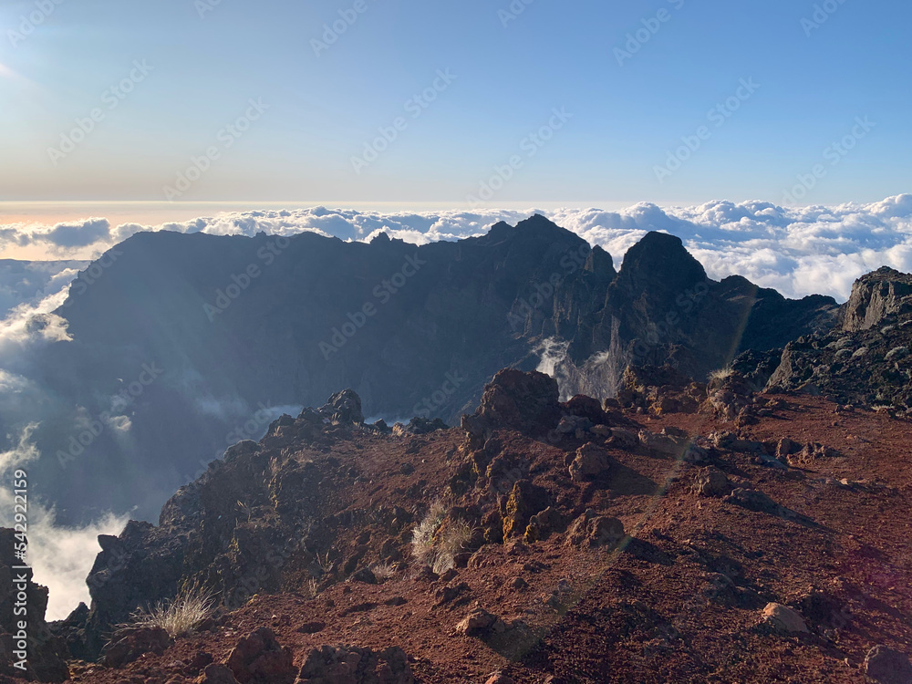 Sommet du Piton des neiges sur l'île de la Réunion