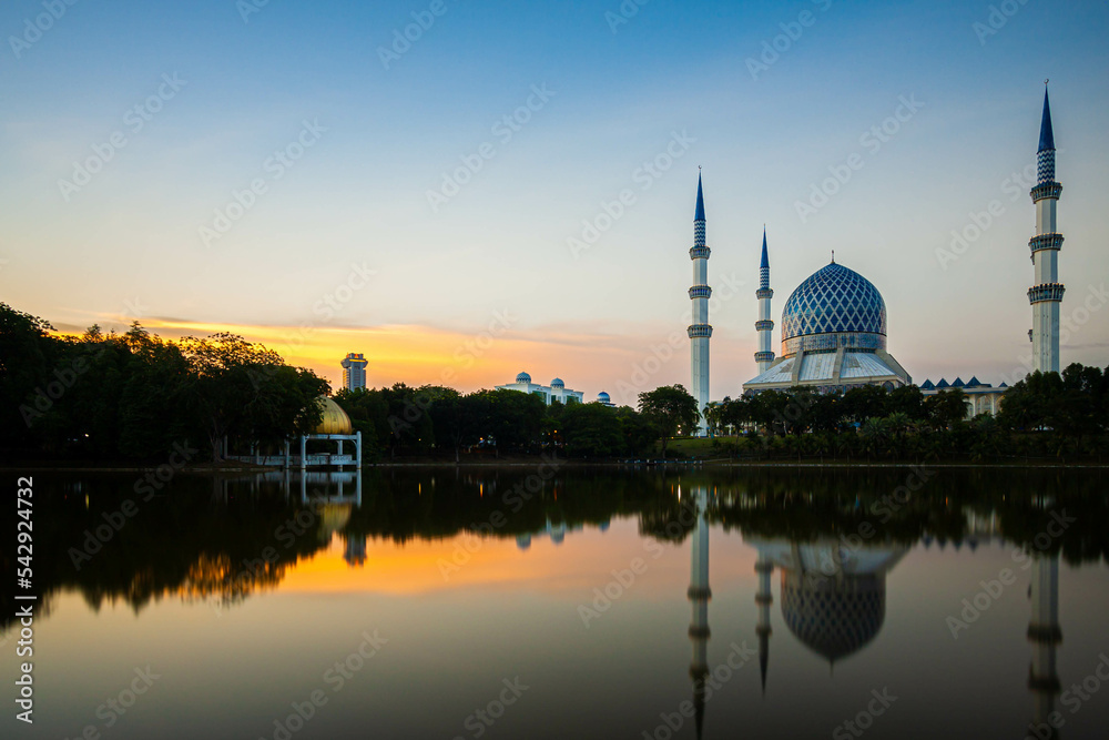 The Sultan Salahuddin Abdul Aziz Shah Mosque is the state mosque of Selangor, Malaysia. It is located near Shah Alam Lake Garden (Taman Tasik Shah Alam). It is the country's largest mosque.
