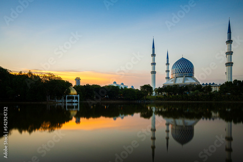 The Sultan Salahuddin Abdul Aziz Shah Mosque is the state mosque of Selangor, Malaysia. It is located near Shah Alam Lake Garden (Taman Tasik Shah Alam). It is the country's largest mosque.