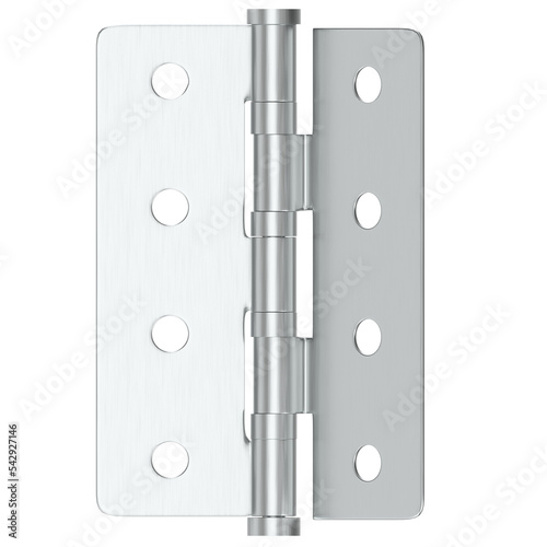 3d rendering illustration of a door hinge