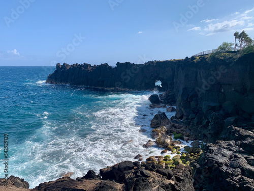 Cap méchant sur l'île de la Réunion