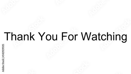 Thanks For Watching Intro and Outro Template Thank You Background Thank You Motion Graphics Abstract Thank You Template
