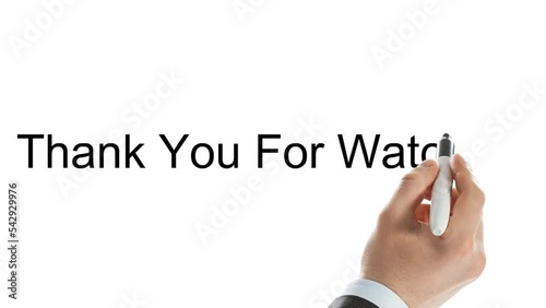 Thanks For Watching Intro and Outro Template Thank You Background Thank You Motion Graphics Abstract Thank You Template
