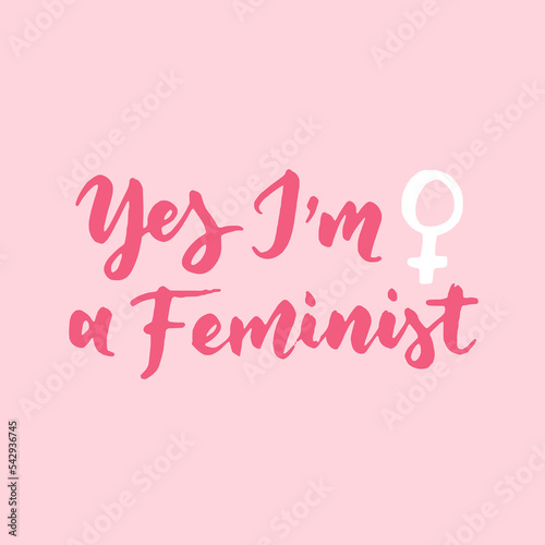 women's rights quote and phrase. Vector lettering about feminism, woman rights, motivational slogan. Women support and empower, care of yourself, self-care poster.