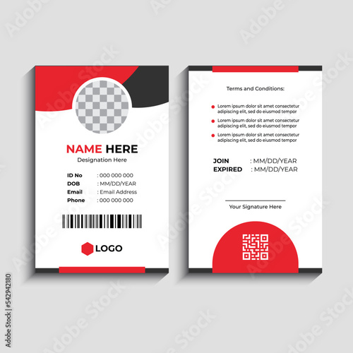 Modern Corporate ID Card Template Design