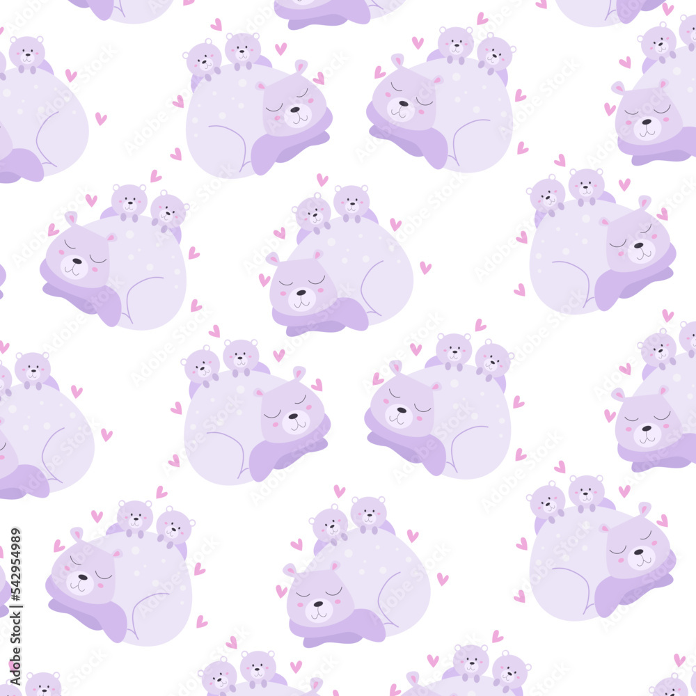 Seamless pattern with cute animal cartoons perfect for wrapping paper and decoration Seamless pattern with cute animal cartoons perfect for wrapping paper and decoration