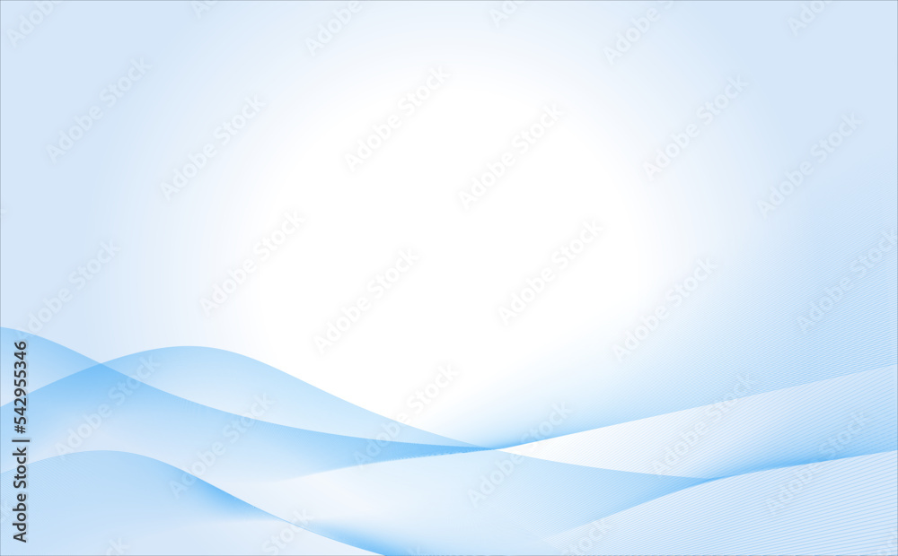 Fototapeta premium abstract blue wave background