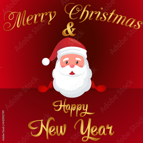 Merry Christmas and Happy New Year. Christmas tree. PNG