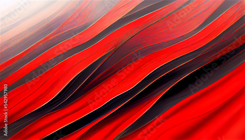 Red and black flowing backg...