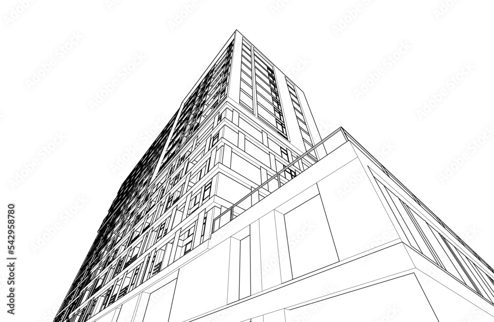 sketch of building sketch of building