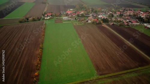 Drone Aerial footage with the FIMI X8 SE over Schalladorf, Lower Austria photo