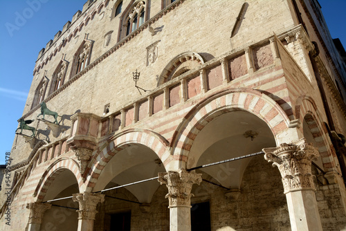 Palazzo dei Priori is one of the best examples in Italy of a public palace from the communal age. It stands in the central Piazza IV Novembre in Perugia.   © aliberti