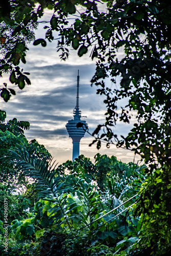 Photography Morning view of downtown Kuala Lumpur