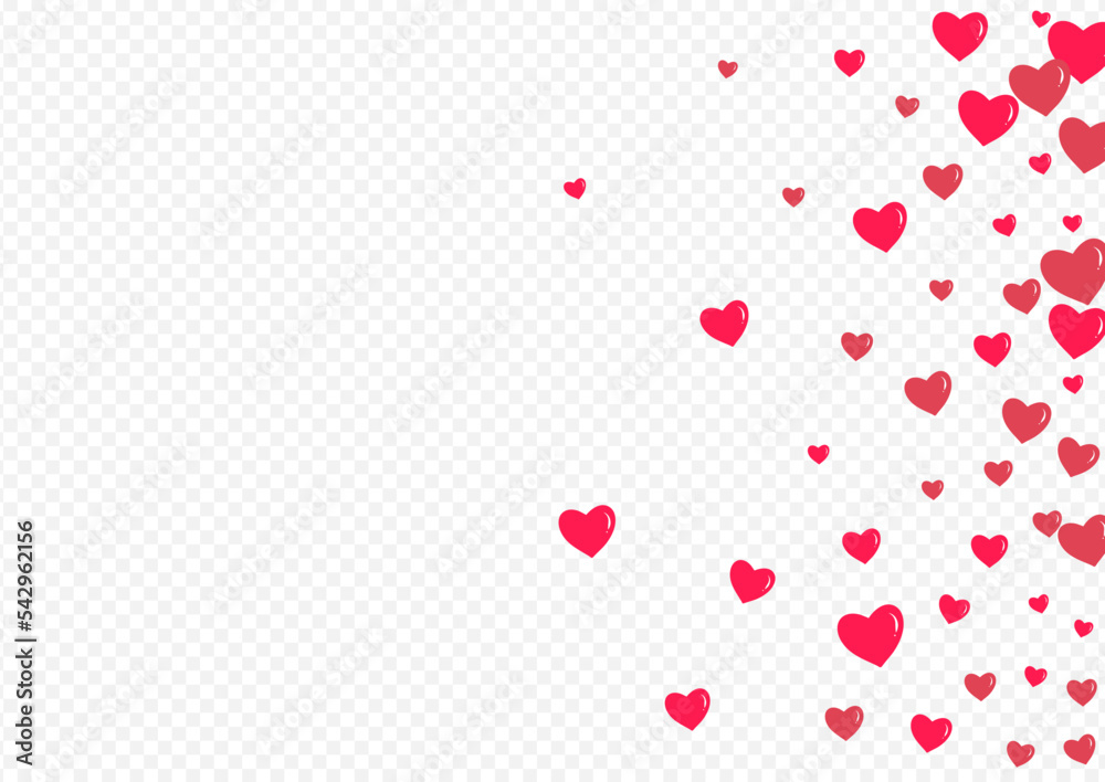 Red Hearts Vector Transparent Backgound. Cut Red Hearts Vector Transparent Backgound. Cut
