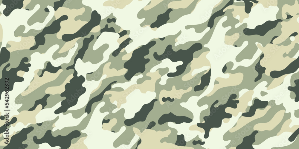 Fototapeta premium vector camouflage pattern for clothing design. Trendy camouflage military pattern