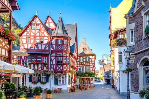 Historische Altstadt von Bacharch, Rheintal, Deutschland  © Sina Ettmer