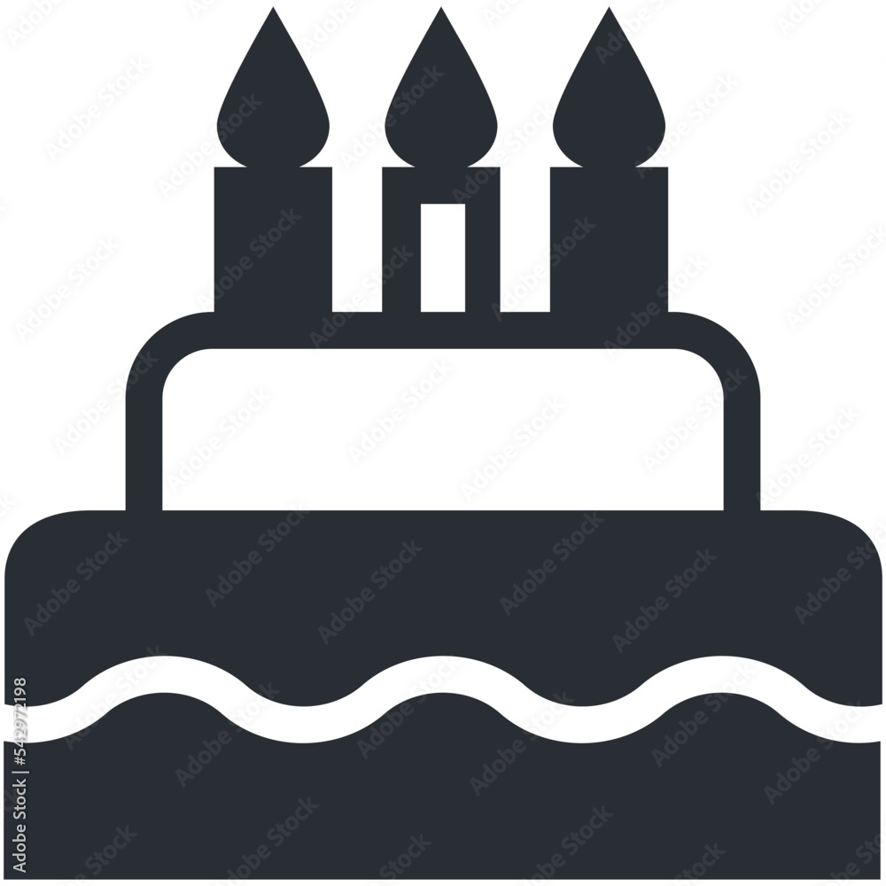 Cake Vector Icon Cake Vector Icon
