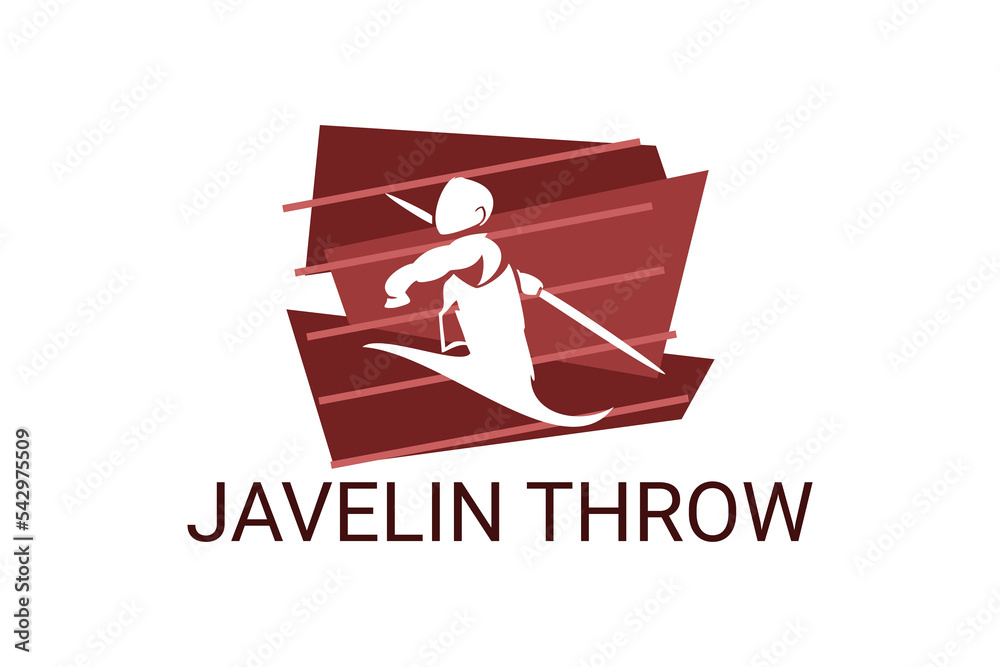 Javelin throw sport vector line icon. Javelin throw stance. sport pictogram, vector illustration. Javelin throw sport vector line icon. Javelin throw stance. sport pictogram, vector illustration.