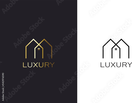 Real Estate Luxury house Logo for Business