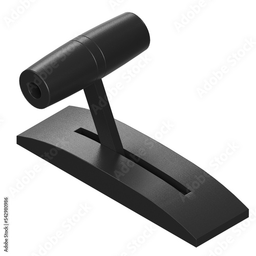 3d rendering illustration of an engine control lever