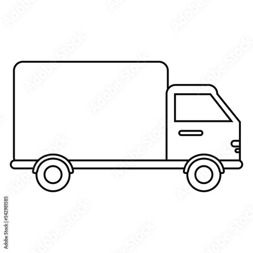 Truk PNG Format With Transparent Background