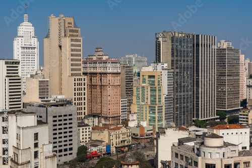 Famous Tall Buildings of Sao Paulo City Downtown