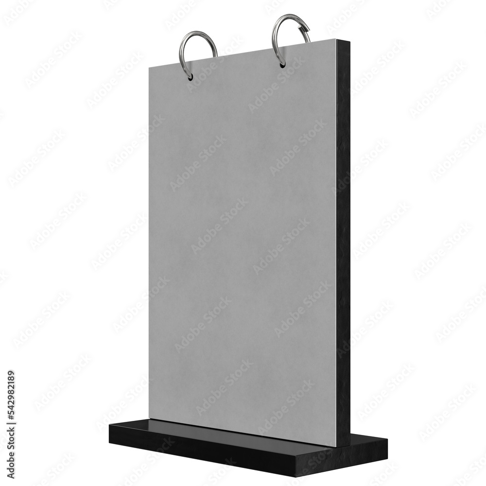 Fototapeta premium 3d rendering illustration of a table tent template