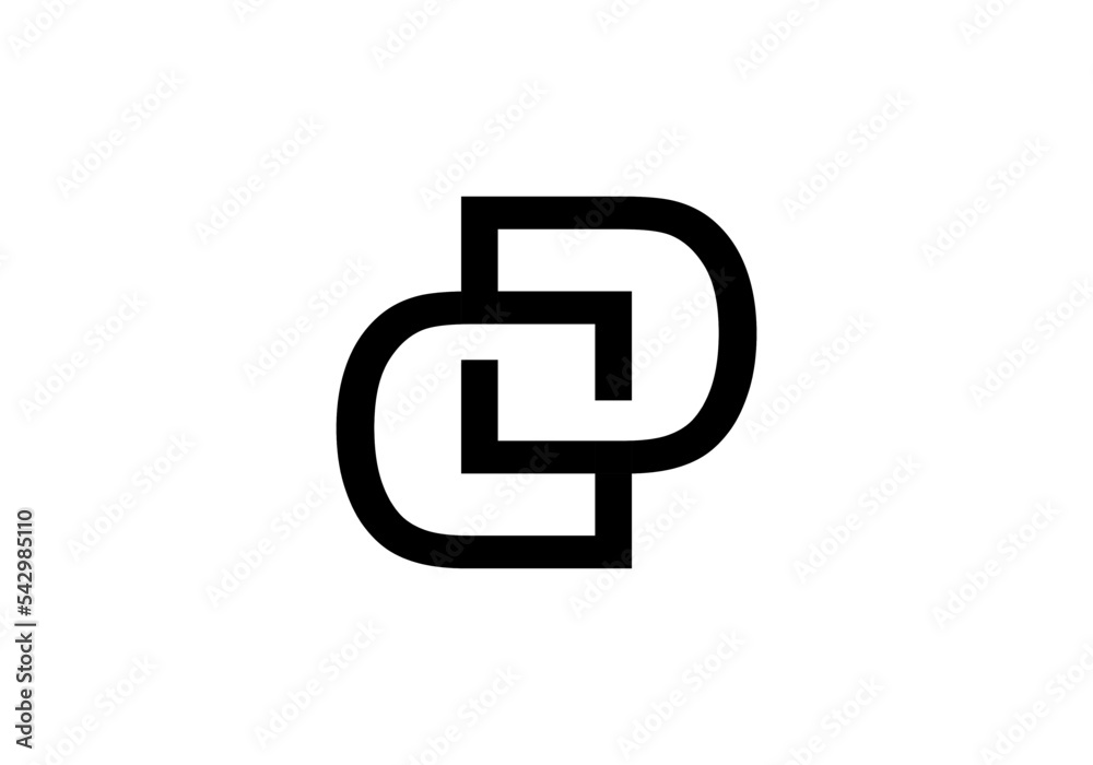 logo letter DG or GD vector initial company icon business logo vector