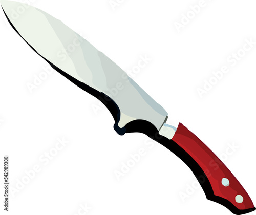 Knife icon on white background