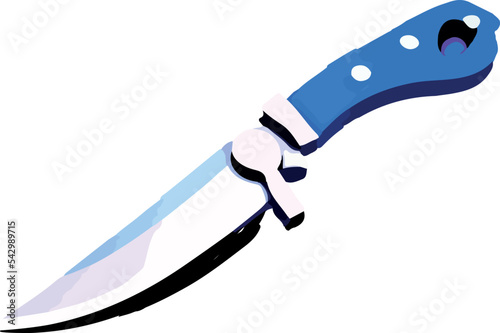 Knife icon on white background