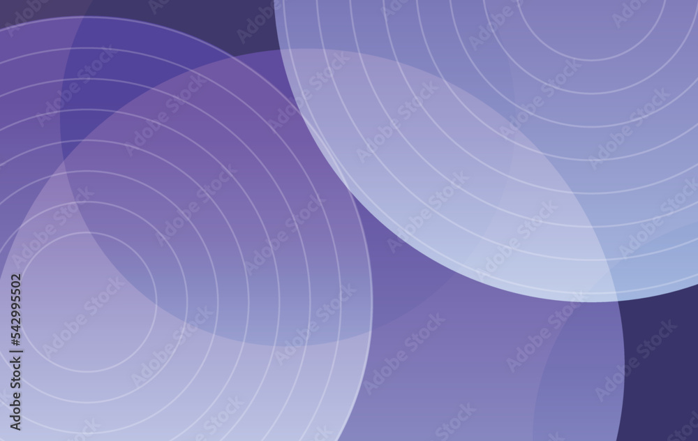 abstract minimalistic vector background of circles pattern with lines in blue and light blue background