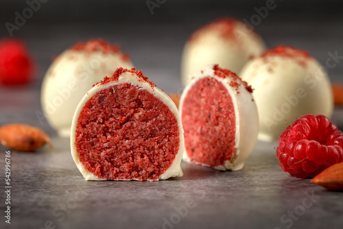 Vegan truffle. Chocolate Potato Cake.