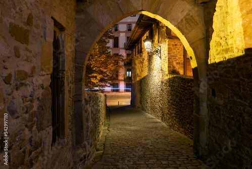 Medieval bridge over the Cadagua river, Balmaseda, Biscay, Basque Country, Euskadi, Euskal Herria, Spain, Europe. photo