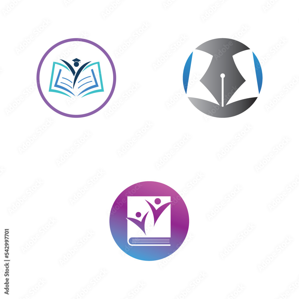 Education Logo Template vector Education Logo Template vector