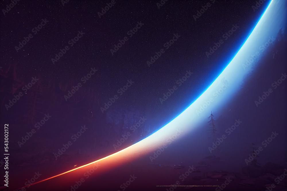 blue hole, science fiction wallpaper. Beauty of deep space. Colorful ...