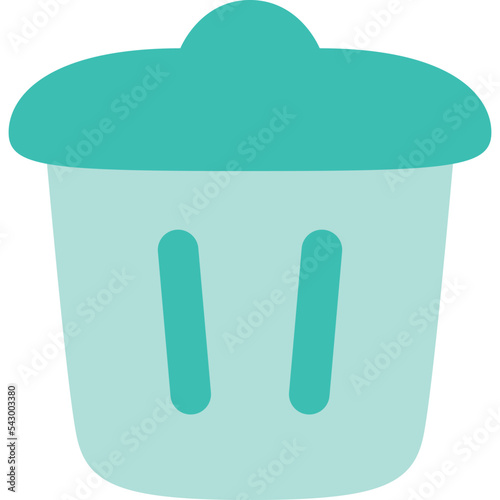 trash can icon, delete button, recycle bin for keep clean in environment