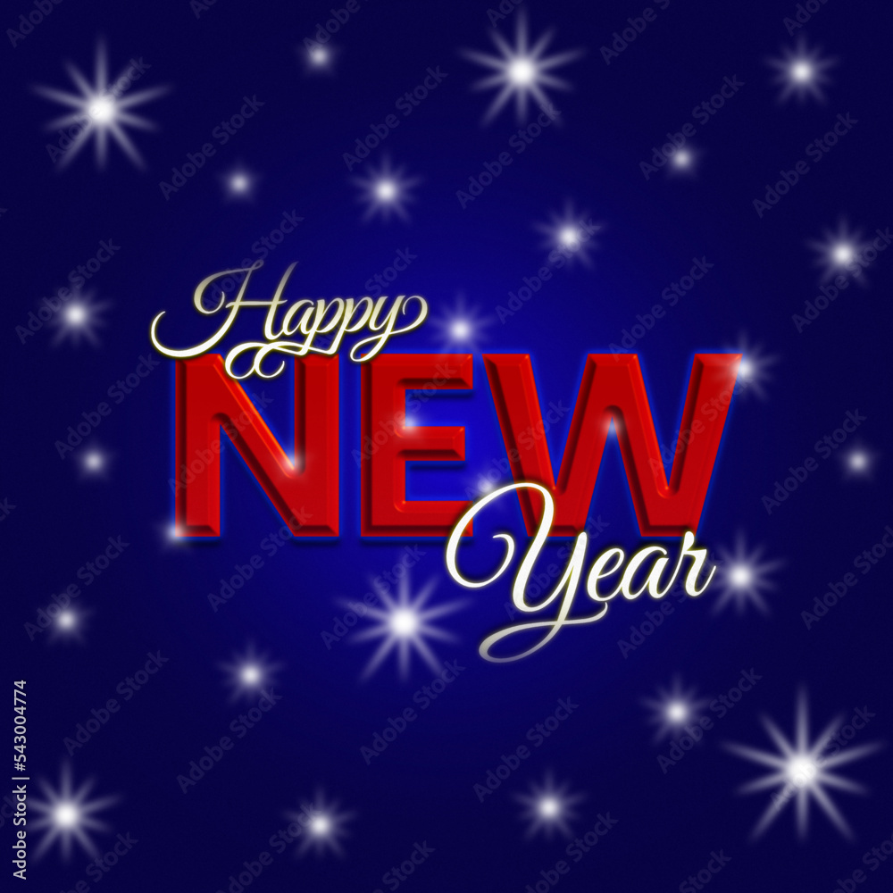 The New Year Greeting art