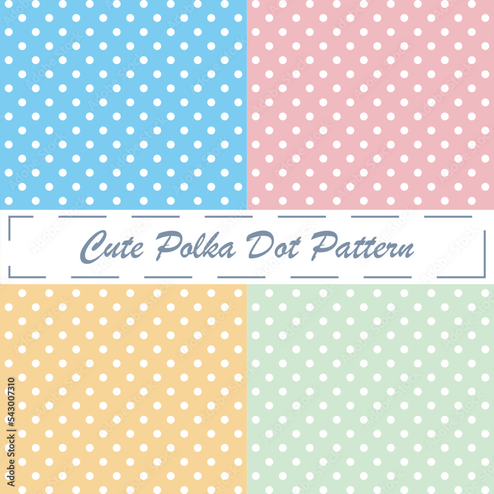 Cute Polka Pattern Baby color
